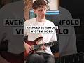 The Most Beautiful A7X Solo? #avengedsevenfold