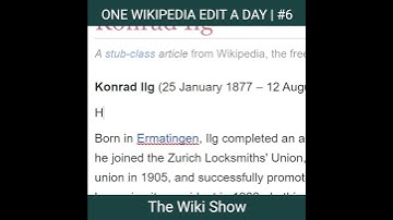 Add Heading and Rate Wikipedia Article (60 Second Edit)