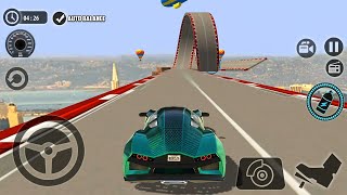 Impossible Car Tracks 3D - Green Luxury Car Driving Impossible Stunt - Lv. 9 to 12 Android Gameplay screenshot 5