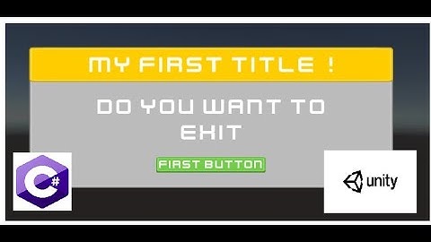 Unity Message Box | Popup | BUI Asset in Unity