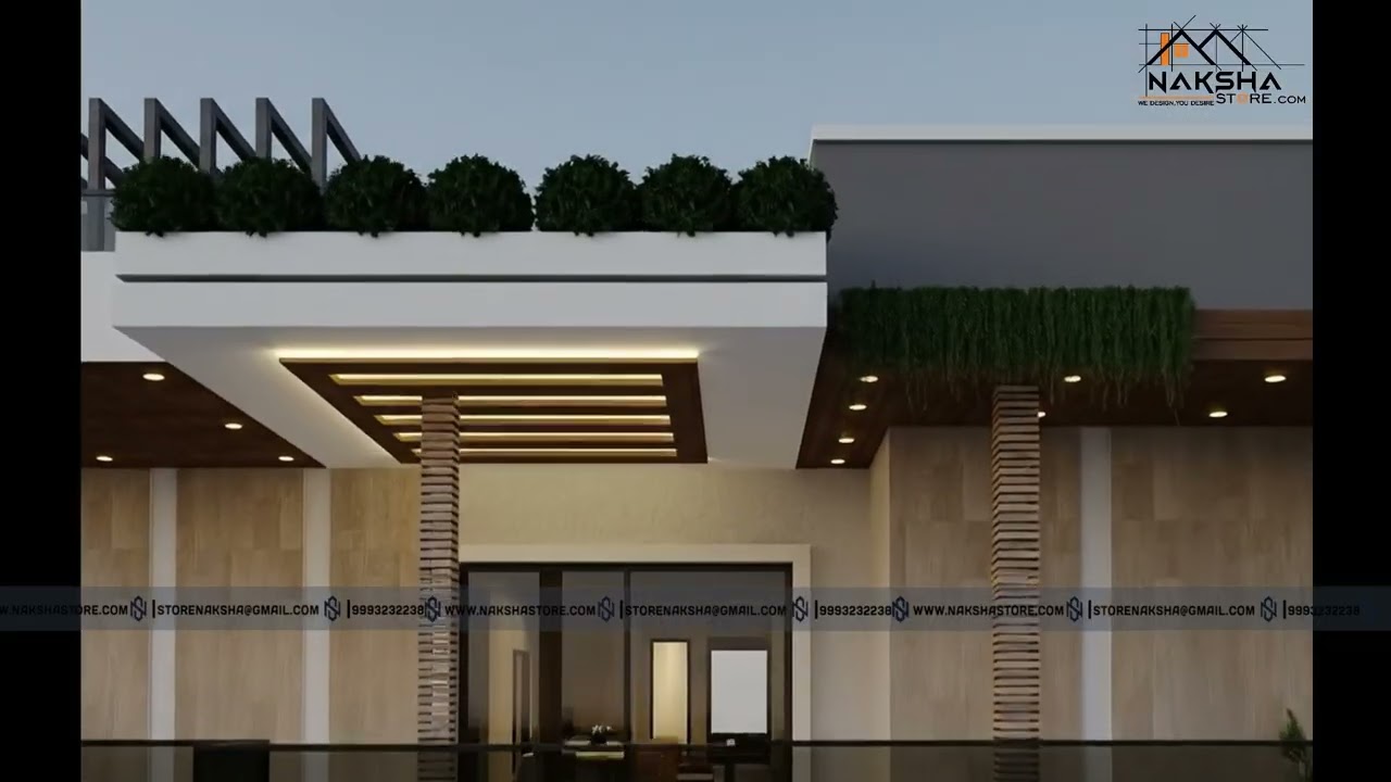 Modern Luxury Home Elevation Design 