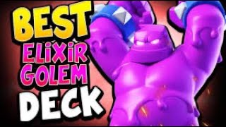 BEST DECK FOR INFINITE ELIXIR CHALLENGE!!