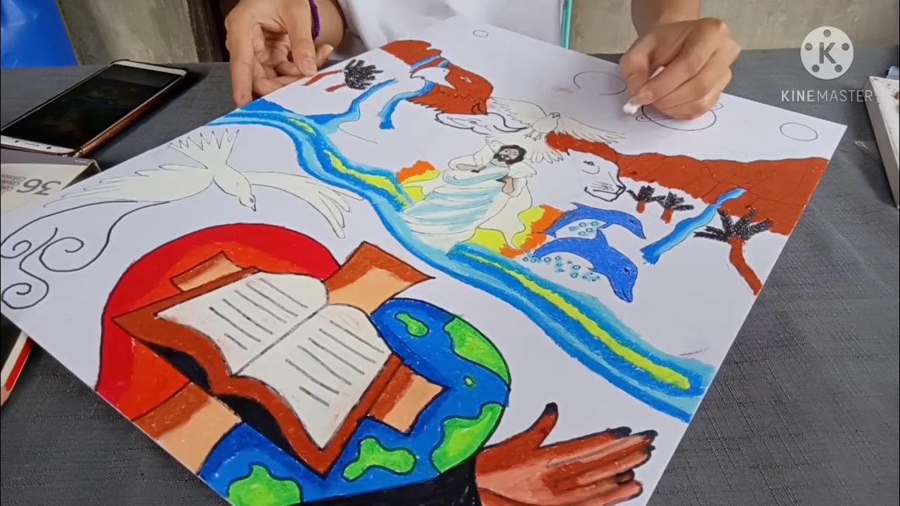 Poster making about God's Word Restored ️ - YouTube