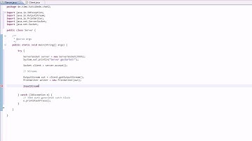 Java - Server erstellen (ServerSocket) Chat #1 [TuTCube] [GER]