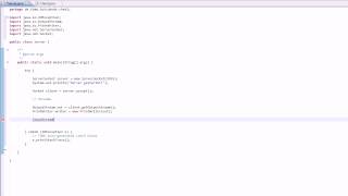 Java - Server erstellen (ServerSocket) Chat #1 [TuTCube] [GER]