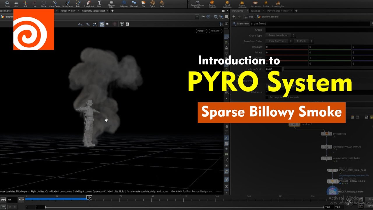 Intro to Pyro in Houdini in Hindi👍 Pyro Tutorial for Beginners - YouTube