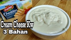RESEP CREAM CHEESE KW 3 BAHAN SAJA - Durasi: 1.31. 