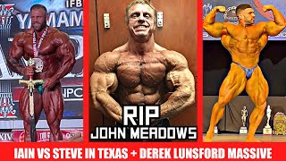 RIP John Meadows - Iain VS Steve Kuclo + Derek Lunsford 8 Weeks Out + Hafthor's NEW Fight Finalized?