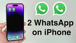 How To Use 2 WhatsApp Numbers on your iPhone! screenshot 3