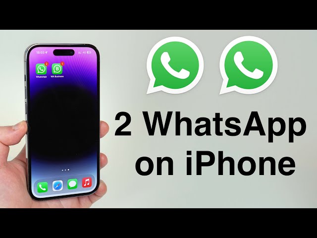 How To Use 2 WhatsApp Numbers on your iPhone! class=