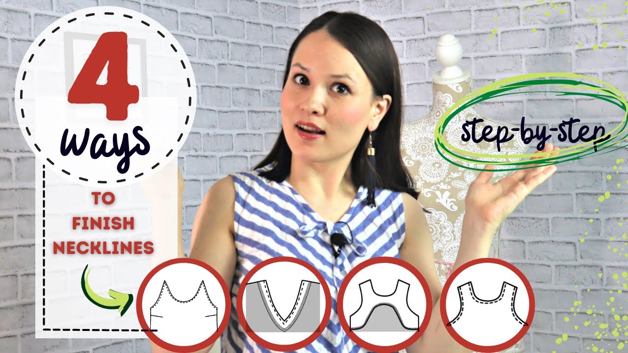 Download 4 techniques that I use for neatly sewing necklines and armholes - VERY useful! I hope this helps!