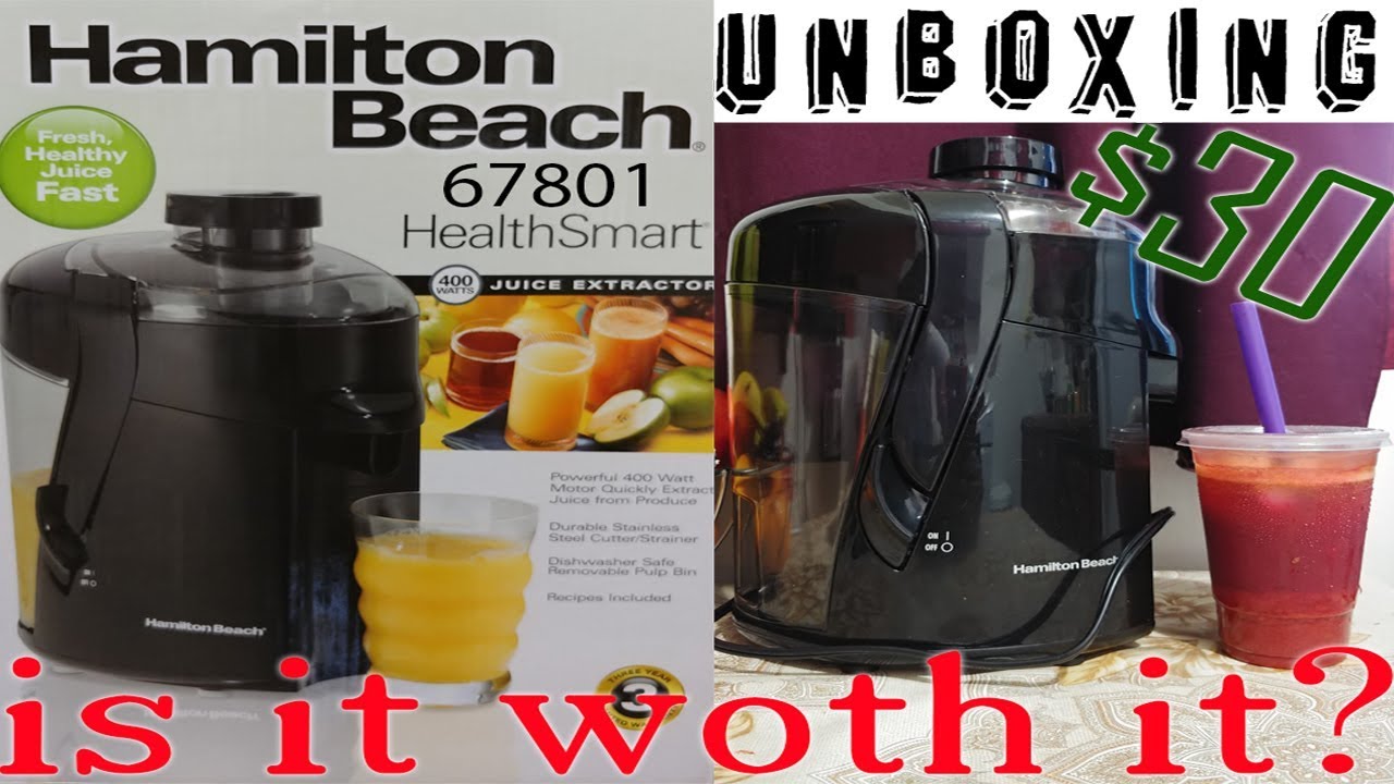 Hamilton Beach Health Smart Juice Extractor