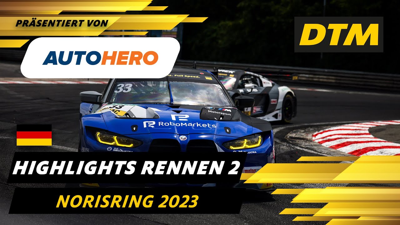 DTM Norisring 2023: Highlights des zweiten Rennens präsentiert von Autohero