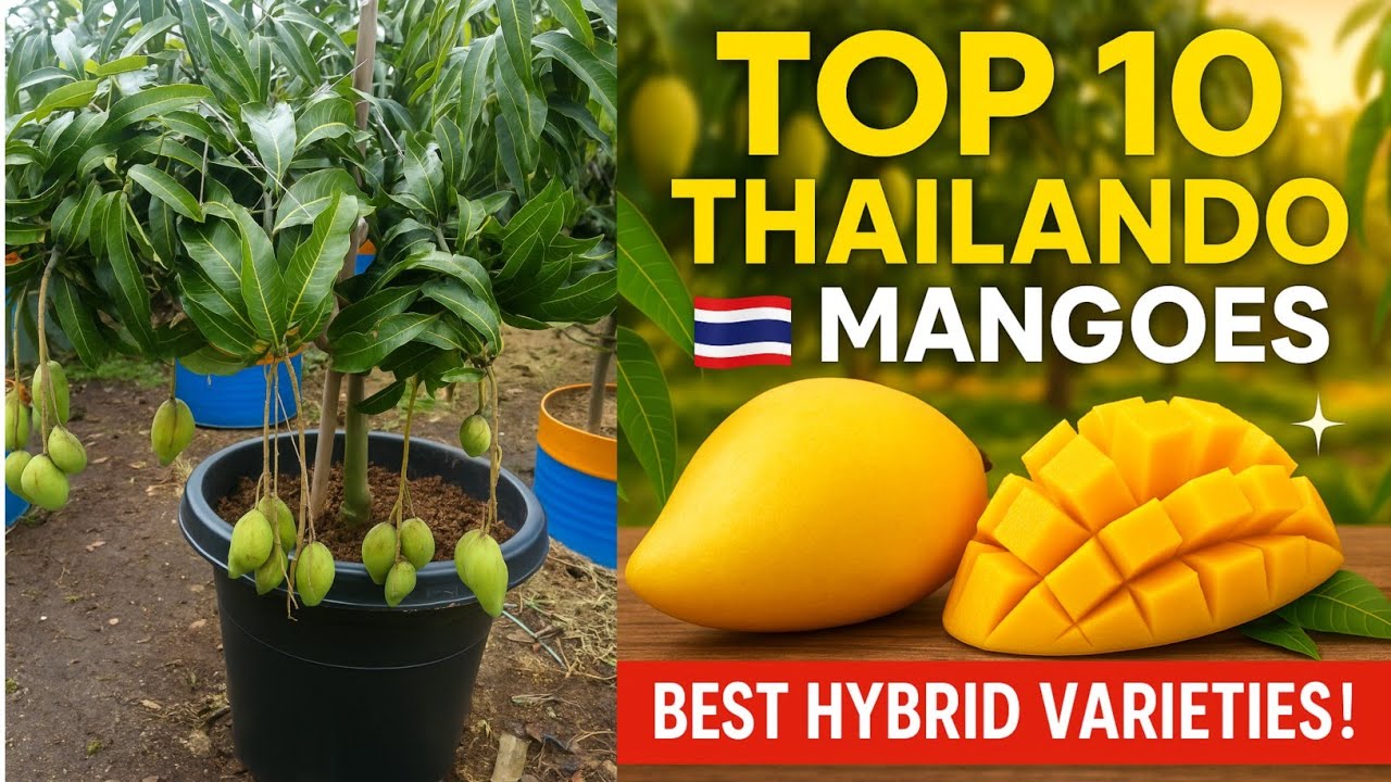 The 10 BEST Hybrid Mangoes in Thailand | thai hybrid Mango