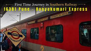 Tirupati to Coimbatore | 16381 - Pune Kanyakumari Express. First Time Journey in Southern Railways |
