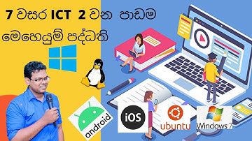 7 වසර ICT  2 වන  පාඩම  ||මෙහෙයුම් පද්ධති || Operating System || Sinhala