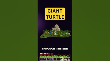 I Built a GIANT Space Turtle in Minecraft!