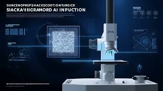 Professional futuristic semiconductor hackathon presentation video for a proposed prototype AI solut