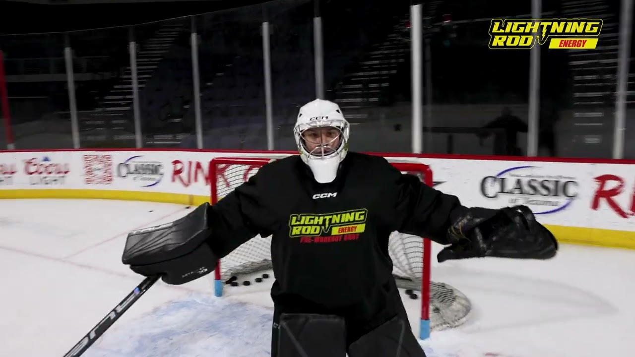 Allen Americans Lightning Rod Energy Shootout Challenge with Brayden Watts and Co-Founder Daniel