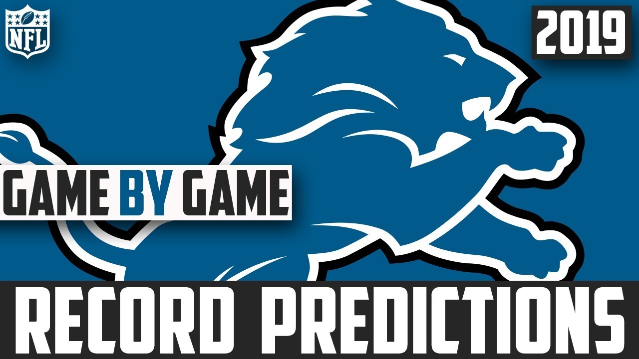 draft order generator 2019 NFL Record Predictions - Detroit Lions Record Prediction 2019