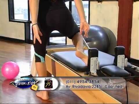 Pilates Reformer - Ejercicio para tonificar gluteos y mejorar la postura -  Prof. Nancy Sabo 