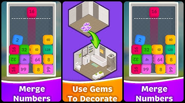 Number Blocks Merge - 2048 Game Android Gameplay