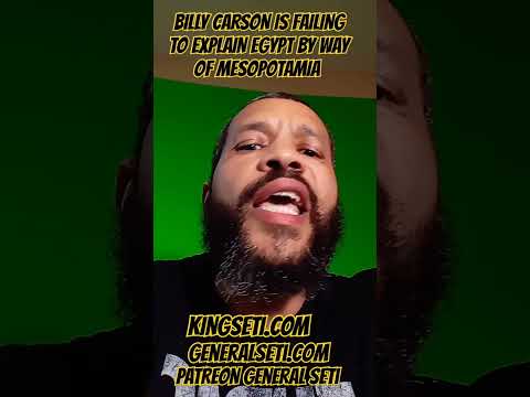 BILLY CARSON IS FAILING TO EXPLAIN EGYPT BY WAY OF MESOPOTAMIA