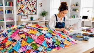 This Quilt Block Secret Will Blow Your Mind -Transform Small Scraps Of Fabric Into Amazing Idea