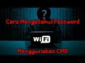 Cara mengetahui password wifi orang lain menggunalan cmd