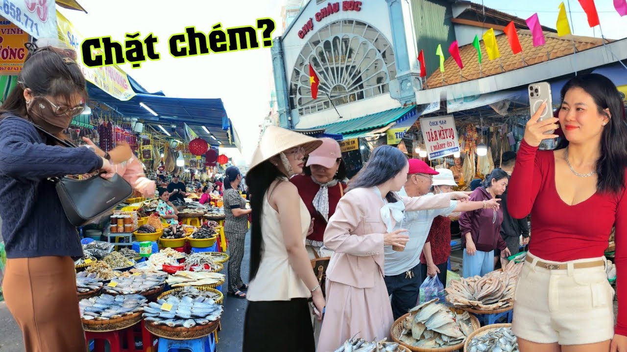 Bùng nổ chợ khô mắm lớn nhất miền tây có còn sợ CHẶT CHÉM? 