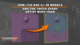 How to Fix a Bad AI 3D Model (Mesh Cleanup) — Beginner Must-Know Tips