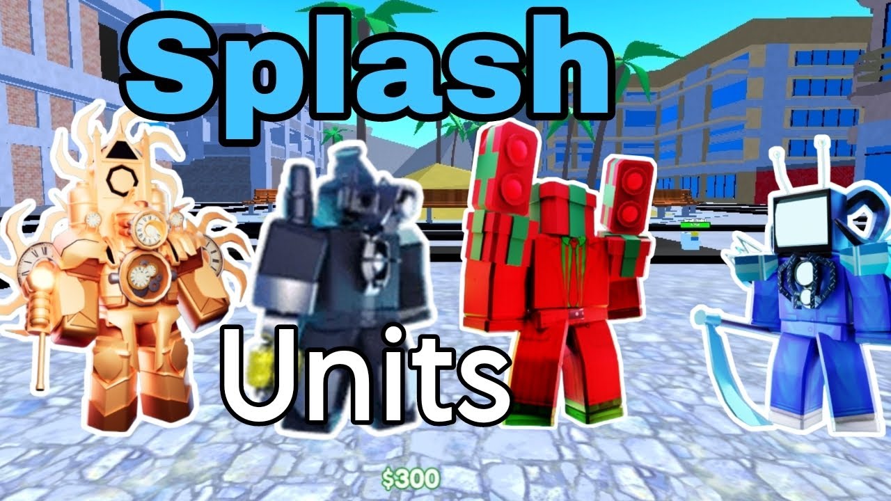 Jugando con tropas Splash 💦 | Toilet tower defense | JetPack camera ...