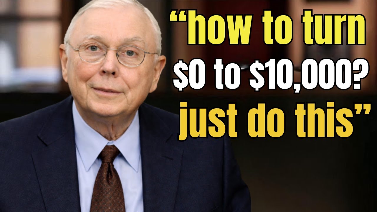 Charlie Munger : The BEST Way To Invest $10,000 Right Now.