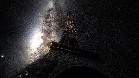 Milkyway Timelapse Eiffel Tower | Motion Graphics - Videohive template