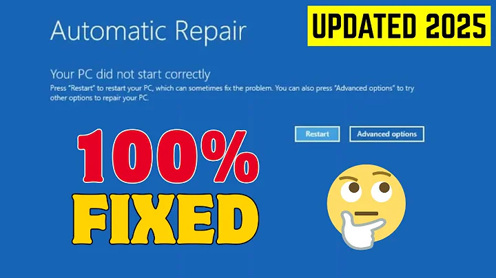 How to Fix Automatic Repair Loop in Windows 10/11 | Startup Repair Couldn't Repair Your PC
