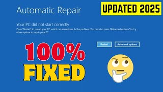 How to Fix Automatic Repair Loop in Windows 10/11 | Startup Repair Couldn’t Repair Your PC
