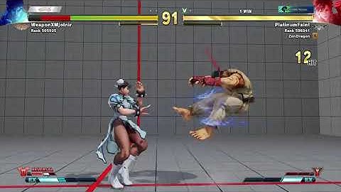 SFV arcade edition Chun Li dash under , cross-up