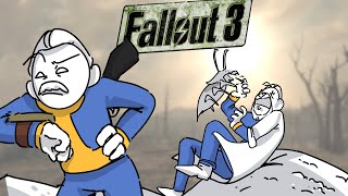 Мульт ВЕСЬ Fallout 3 ЗА 15 МИНУТ ЧАСТЬ 1
