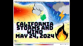 California Weather: Mountains Storms, Wind and the Extended Forecast