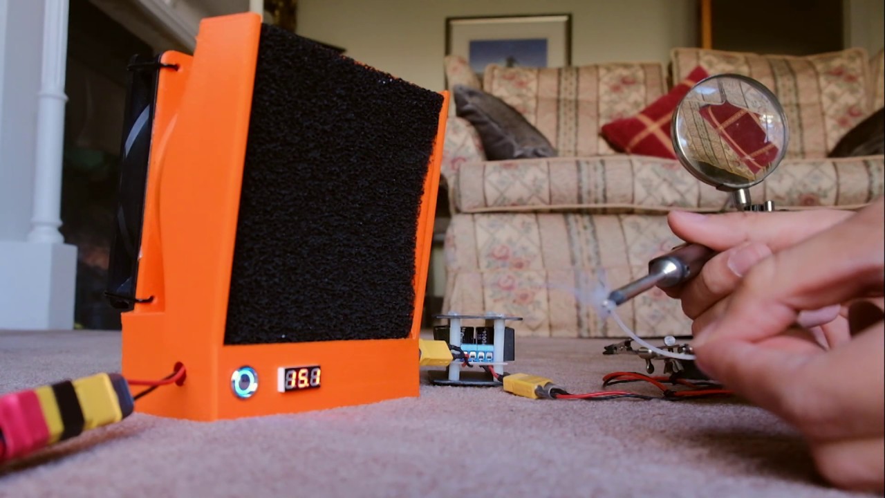 Building a DIY Solder Smoke Extractor YouTube