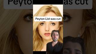 Peyton List was cut