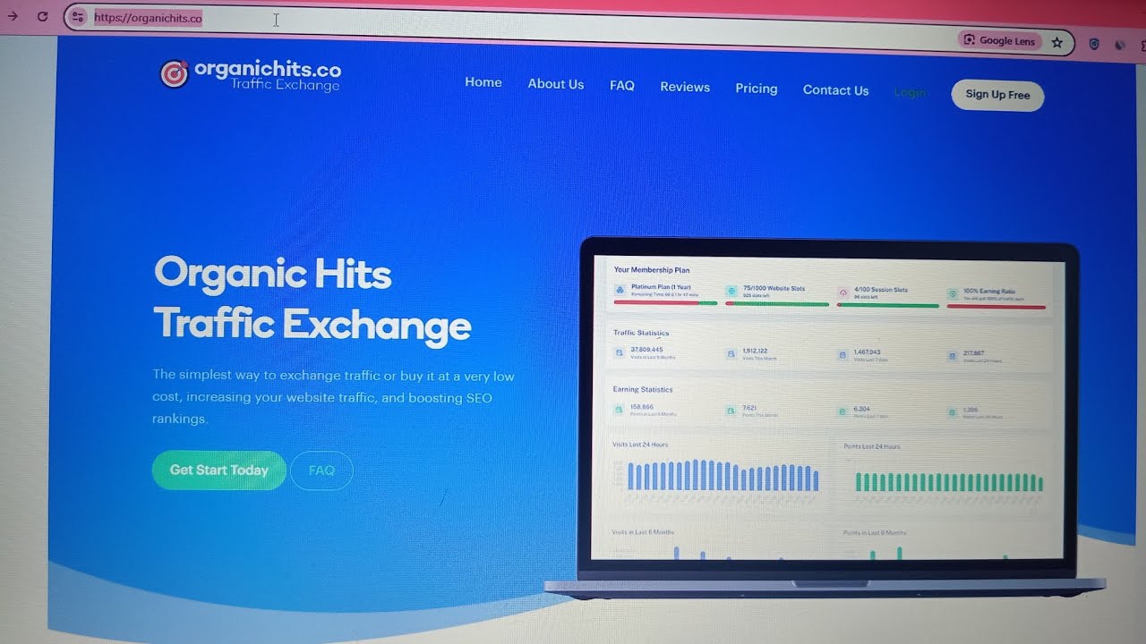 Best Surfing Site For Website | Free Website Traffic | Organic Hits | Organic Traffic Exchange