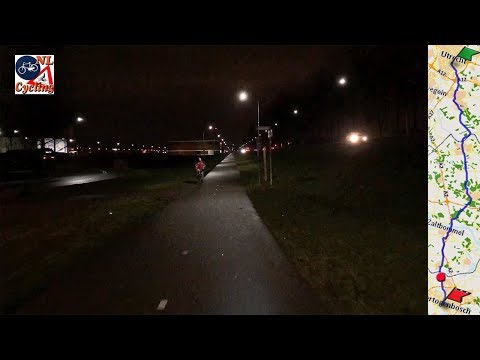 An evening bike