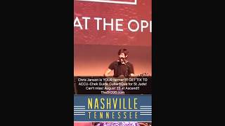 Chris Janson Who's Your Farmer exclusive backstage Opry FixADrink night at the Opry. Chris Janson Who's Your Farmer exclusive backstage Opry FixADrink night at the Opry.