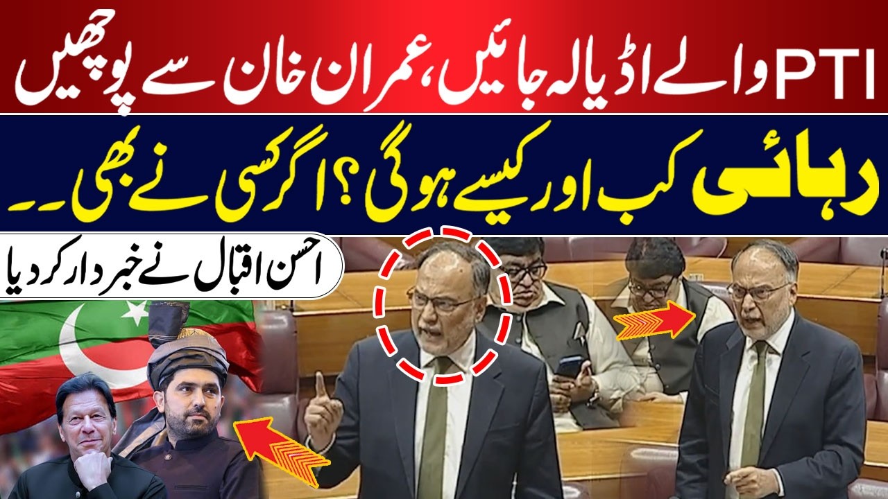 PTI Leaders Should Visit Adiala Jail and Ask Imran Khan | Ahsan Iqbal Issues Warning | Hum News
