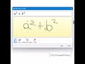 MS PowerPoint Drawing Equations