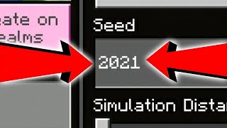 Minecraft In 2021! (Minecraft PE 2021 Seed)