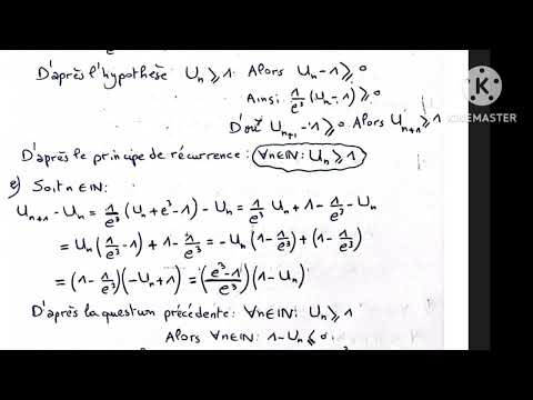 2bac PC et SVT mathématique exercices corrigés تمارين مع التصحيح التانية باكالوريا