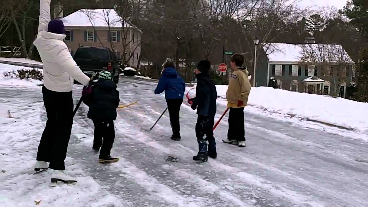 Street "Ice" Hockey YouTube