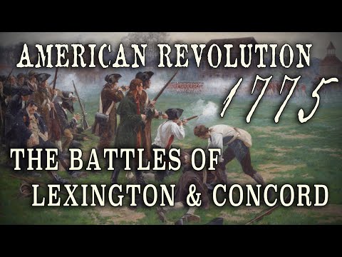 American Revolution 1775 - The Battles of Lexington and Concord